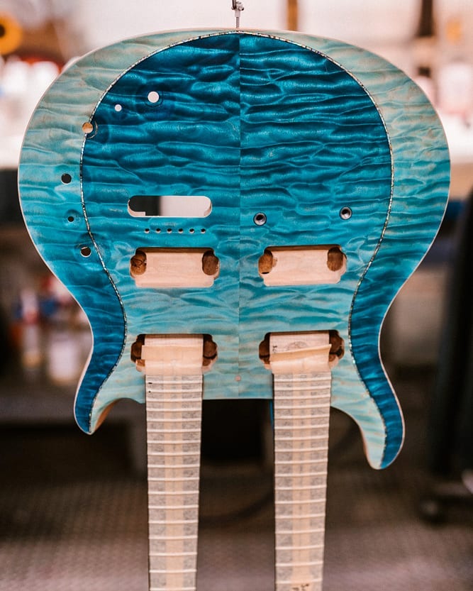 Very soon!!!!!!.
PRS Privatestock double neck...