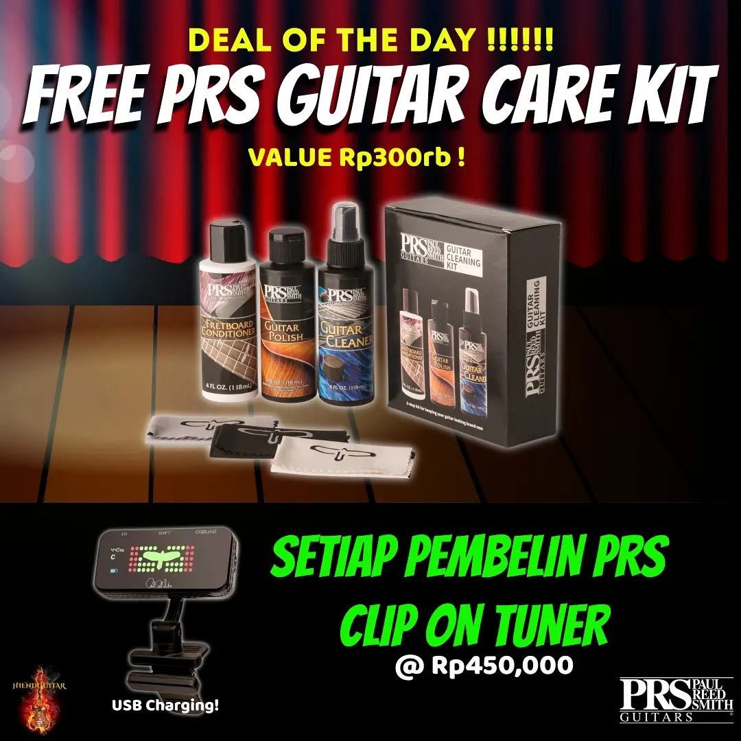 ?GRATIS PRS GUITAR CARE KIT?<br...
