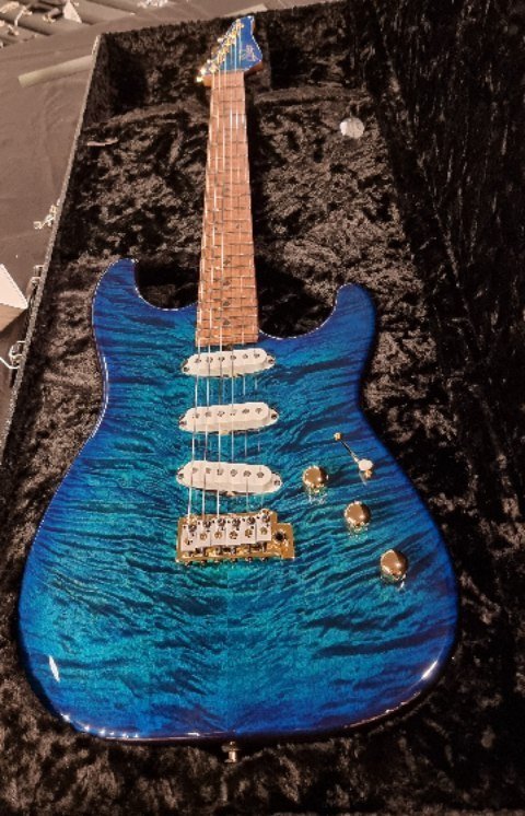 NEW! Suhr Classic S Aqua...