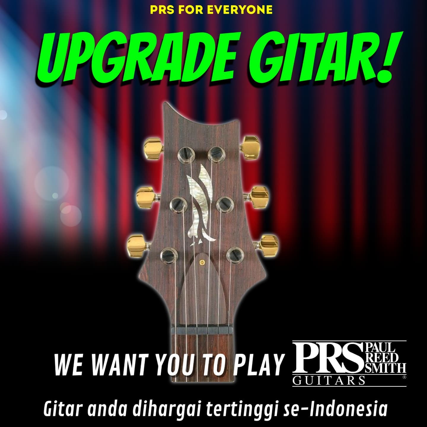 Tukar tambah gitar bekas anda...