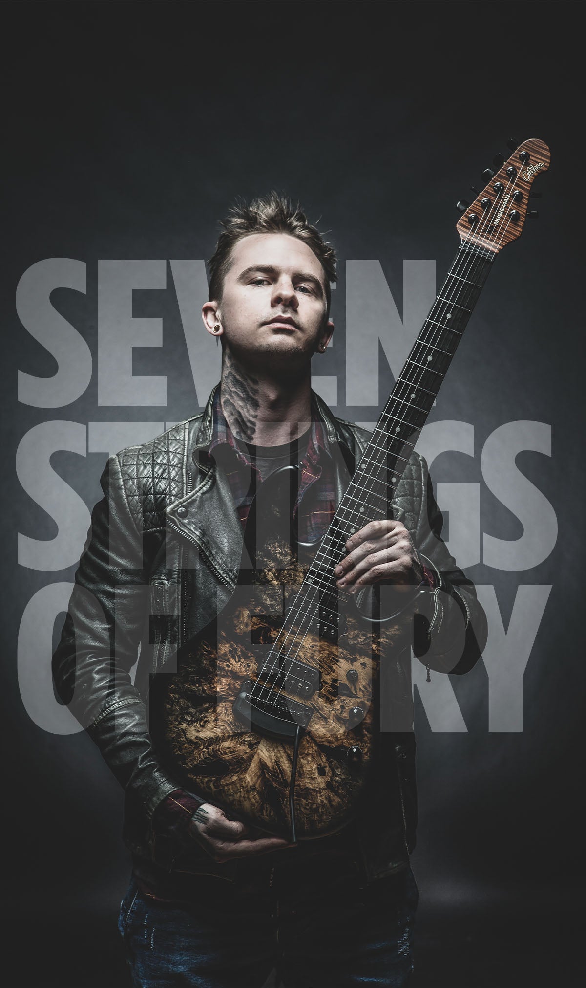 The Jason Richardson artist series Cutlass 7-string guitar