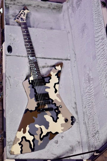 ESP SNAKEBYTE CAMO James hetfield signature E07001242