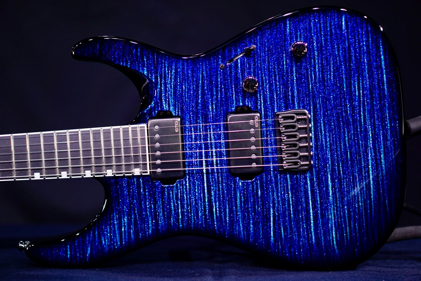 ESP Original M-II CTM NT/E Glitter Storm Blue E3511242