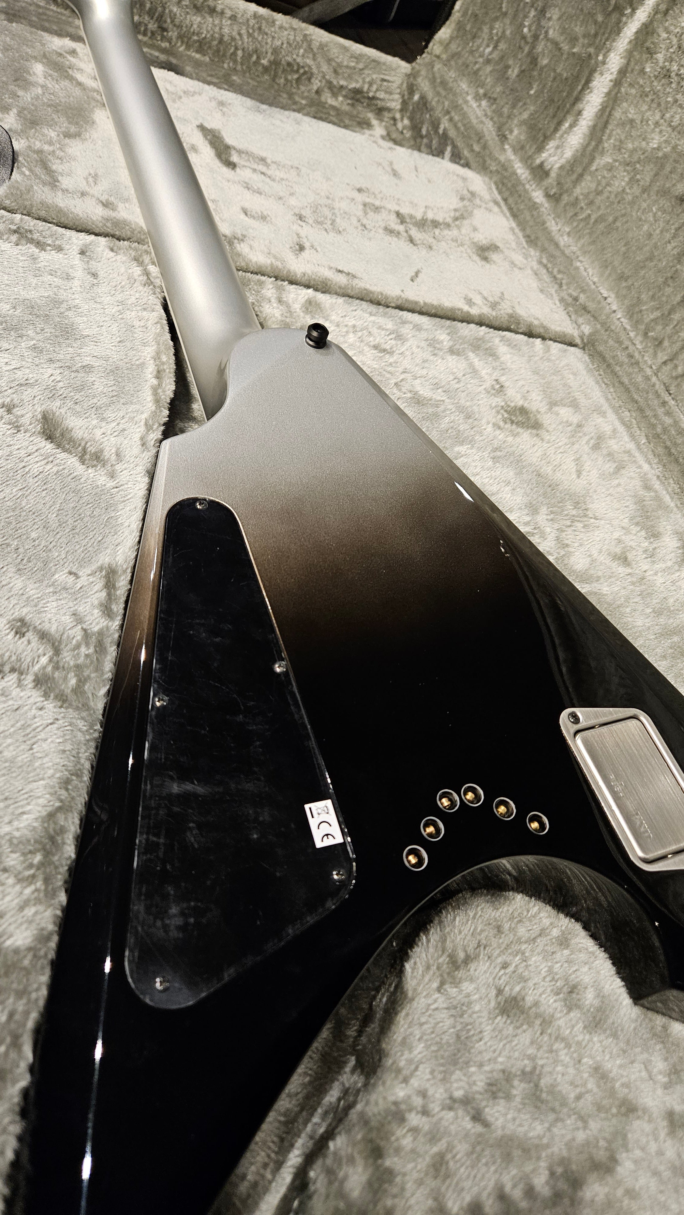 ESP E-II ARROW FR Black silver fade ES4461223 - HIENDGUITAR E-II GUITAR