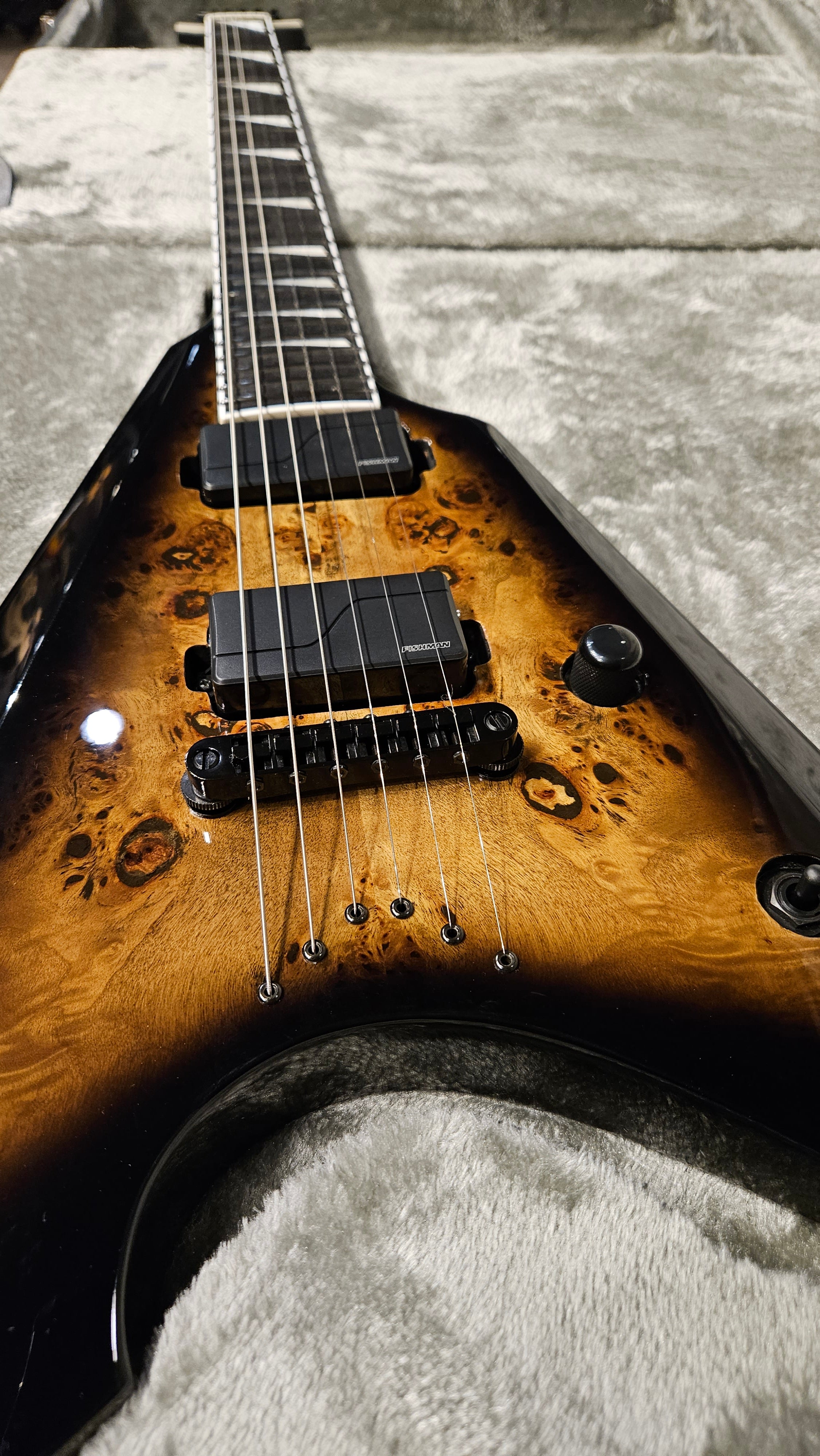 ESP E-II ARROW NT Nebula Blackburst ES4494223 - HIENDGUITAR E-II GUITAR