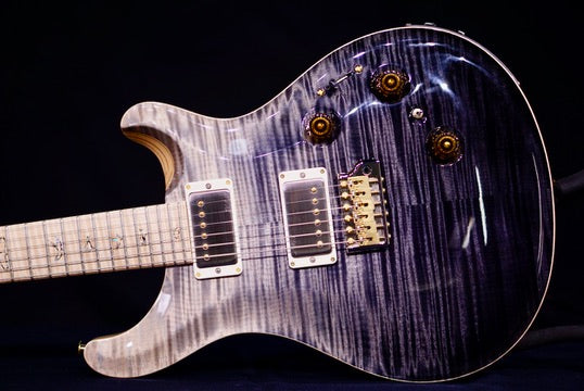 PRS Custom 24 Piezo Wood Library Artist Neck Faded Gray Black Fade 0405765