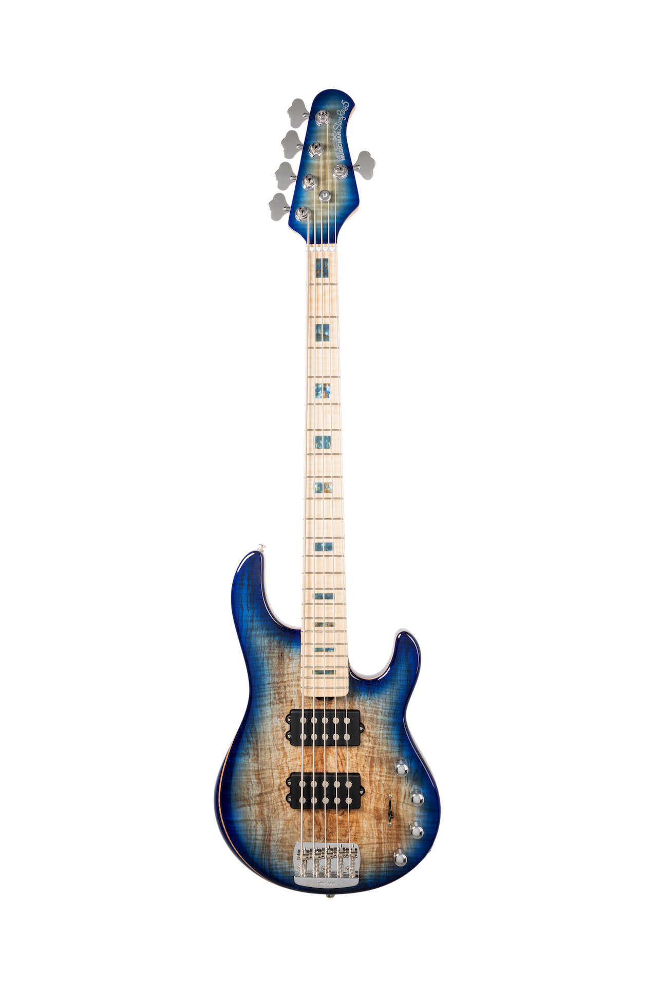 Ernie Ball Music Man BFR StingRay 5HH - Paua Blue Burst K08078