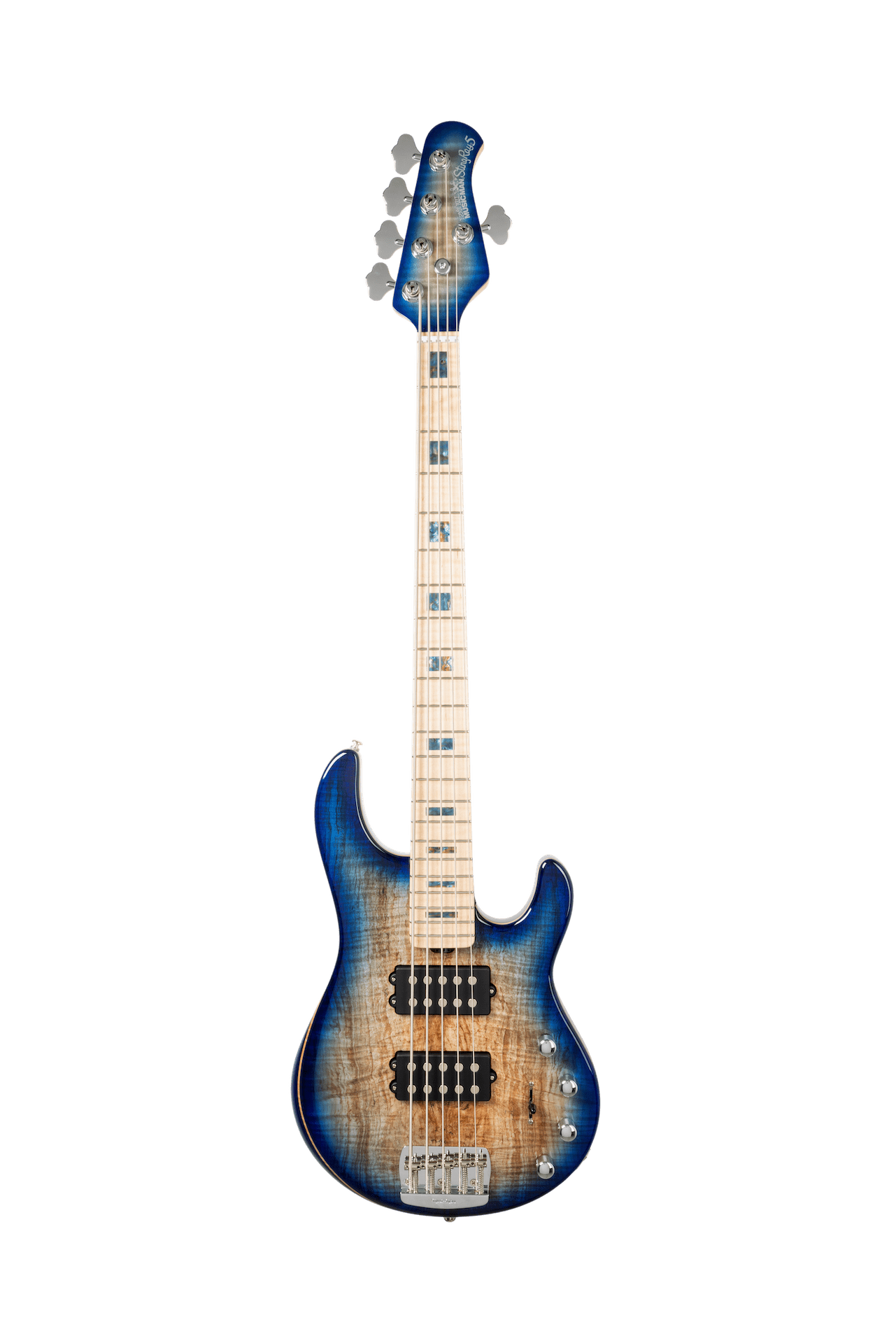 Ernie Ball Music Man BFR StingRay 5HH - Paua Blue Burst K08078
