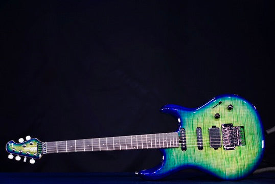 Ernie Ball Music Man Luke 4 HSS Green Tide D01389