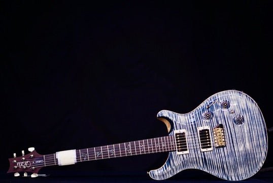PRS Custom 24 Piezo wood library Rosewood Neck Run Faded Whale Blue 0405771
