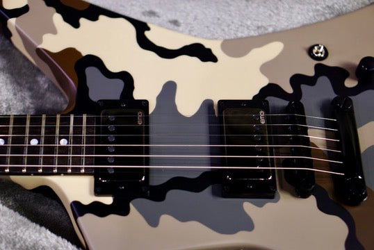 ESP SNAKEBYTE CAMO James hetfield signature E07001242