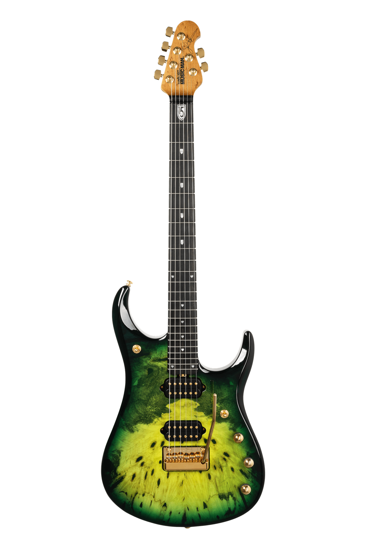 *RESERVED* Ernie Ball Music Man BFR JP15 Toxic Sludge D01448