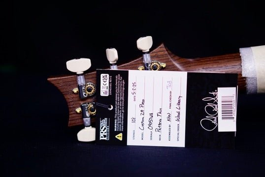 PRS Custom 24 Piezo wood library Rosewood Neck Run Faded Charcoal 0405768