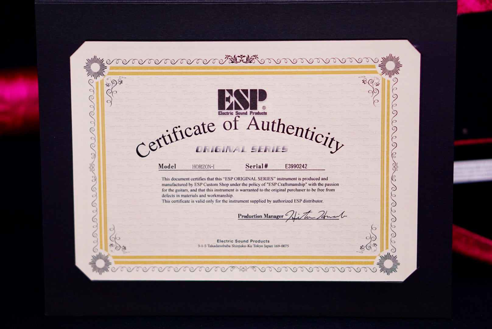 ESP Original Horizon-1 Liquid Metal Pink E3990242