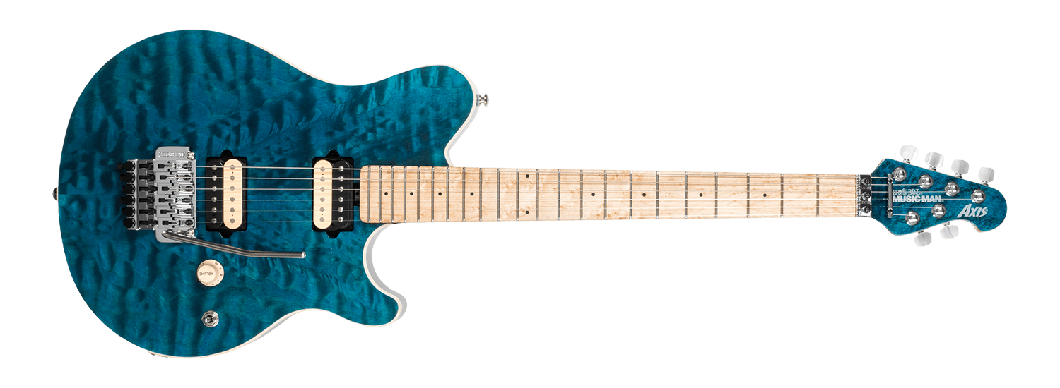Ernieball Musicman Axis 30th Translucent Blue H04437