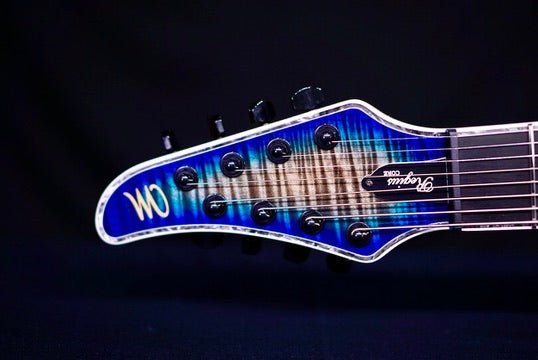 Mayones Regius Core 8 Trans Jeans Black 3 tone blue burst gloss B27 RF2503079