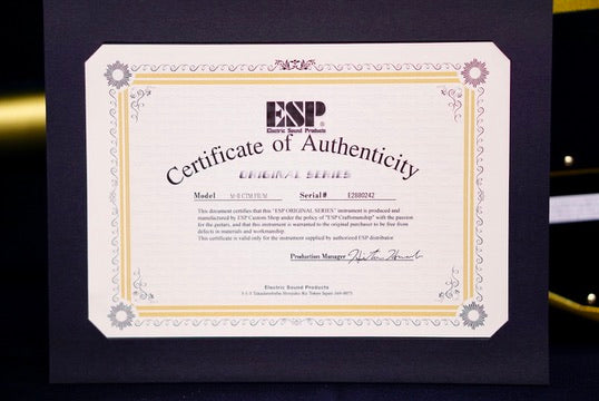 ESP Original M-II CTM FR/M Maziora/ Gold Silver E2880242