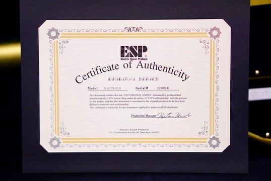 ESP Original M-II CTM FR/M Maziora/ Gold Silver E2880242