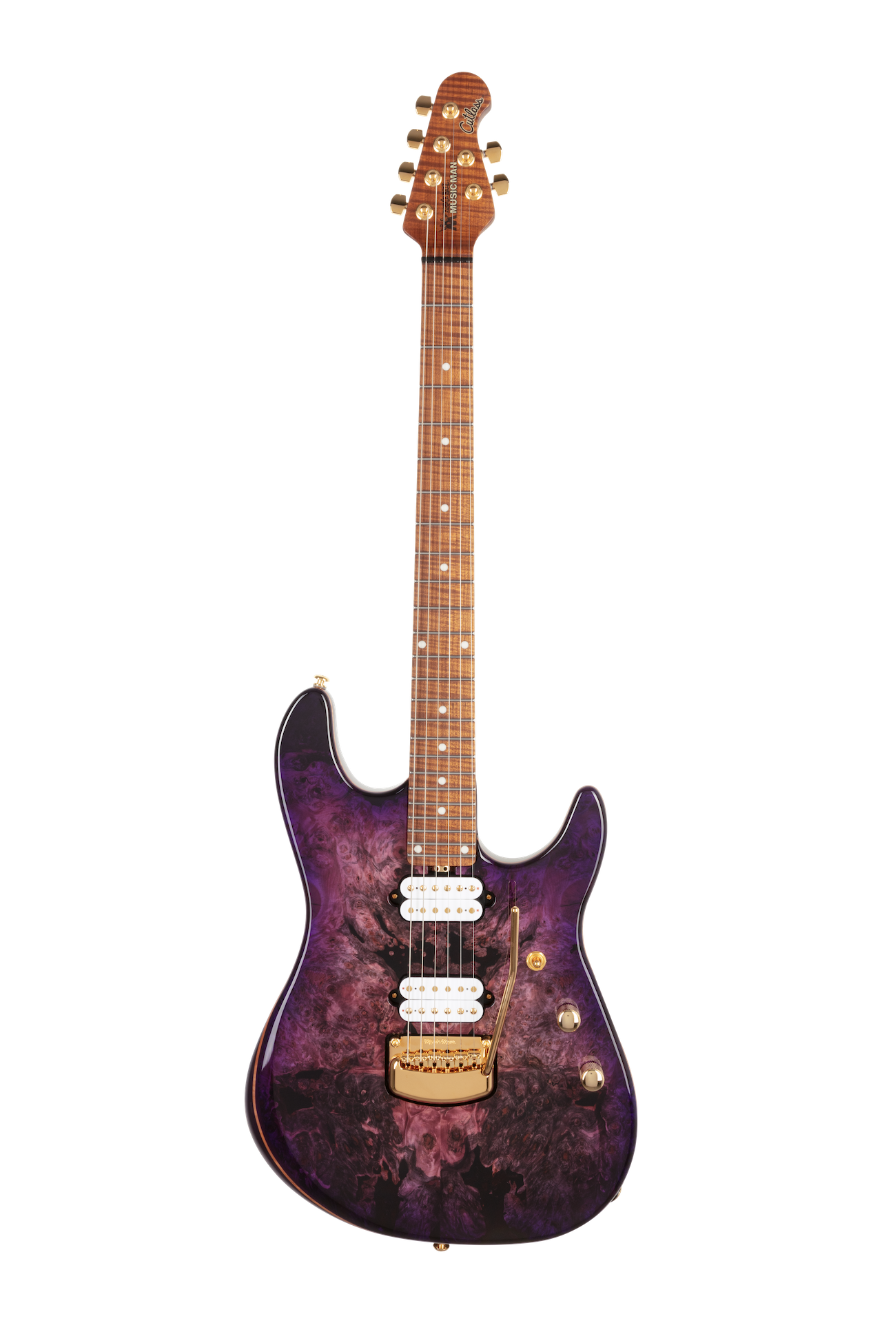 Ernie Ball Music Man Jason Richardson 6-string Cutlass Majora Purple S12546