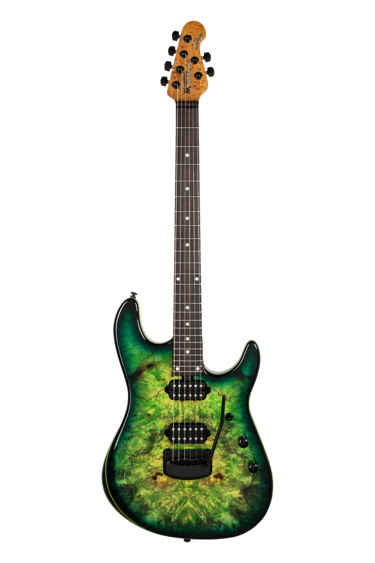 Ernie Ball Music Man Jason Richardson 6-string Cutlass Kokiri Green S12479