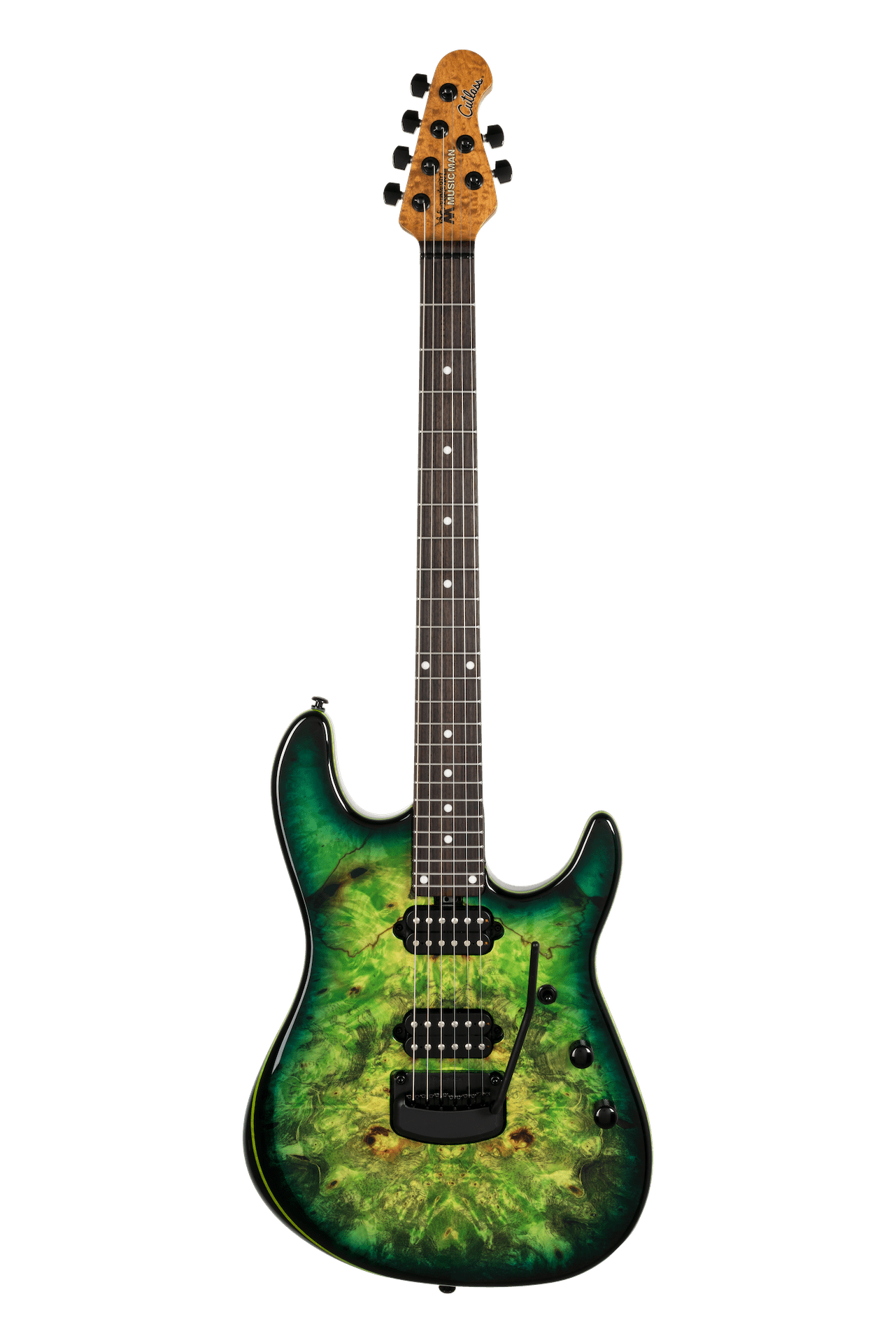 Ernie Ball Music Man Jason Richardson 6-string Cutlass Kokiri Green S12479
