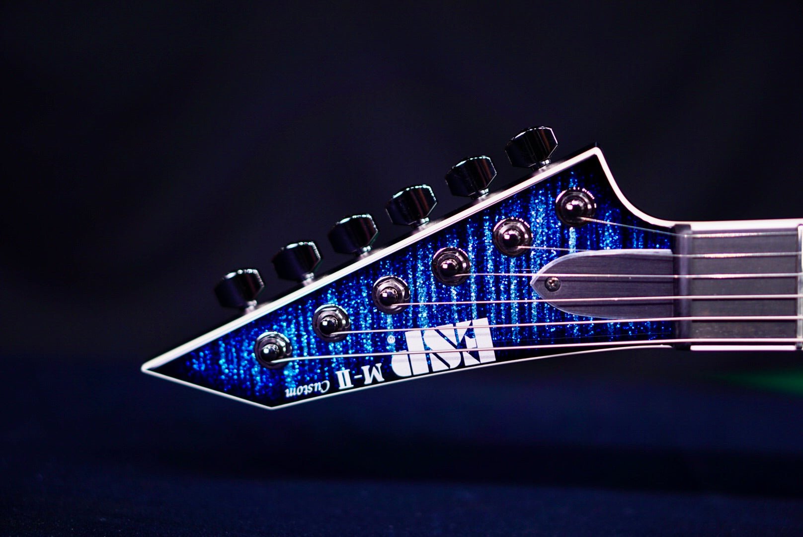 ESP Original M-II CTM NT/E Glitter Storm Blue E3511242