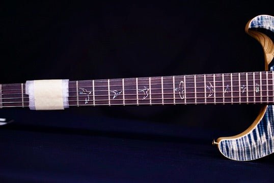 PRS Custom 24 Piezo wood library Rosewood Neck Run Faded Whale Blue 0405771