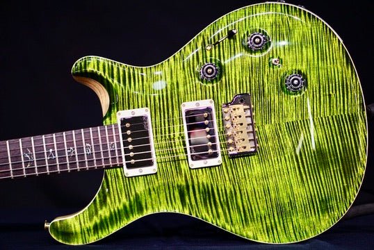 PRS Custom 24 Piezo wood library Rosewood Neck Run Faded Jade 0405767