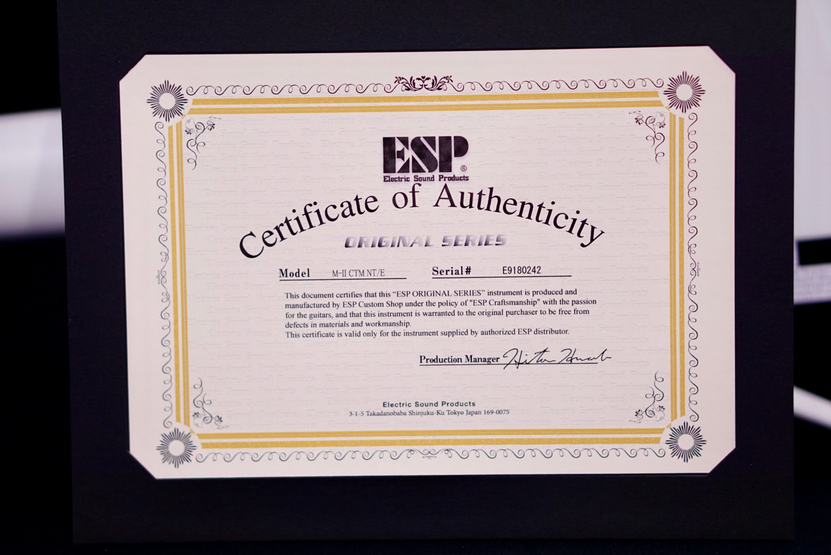 ESP Original M-II CTM NT/E Snow White E9180242