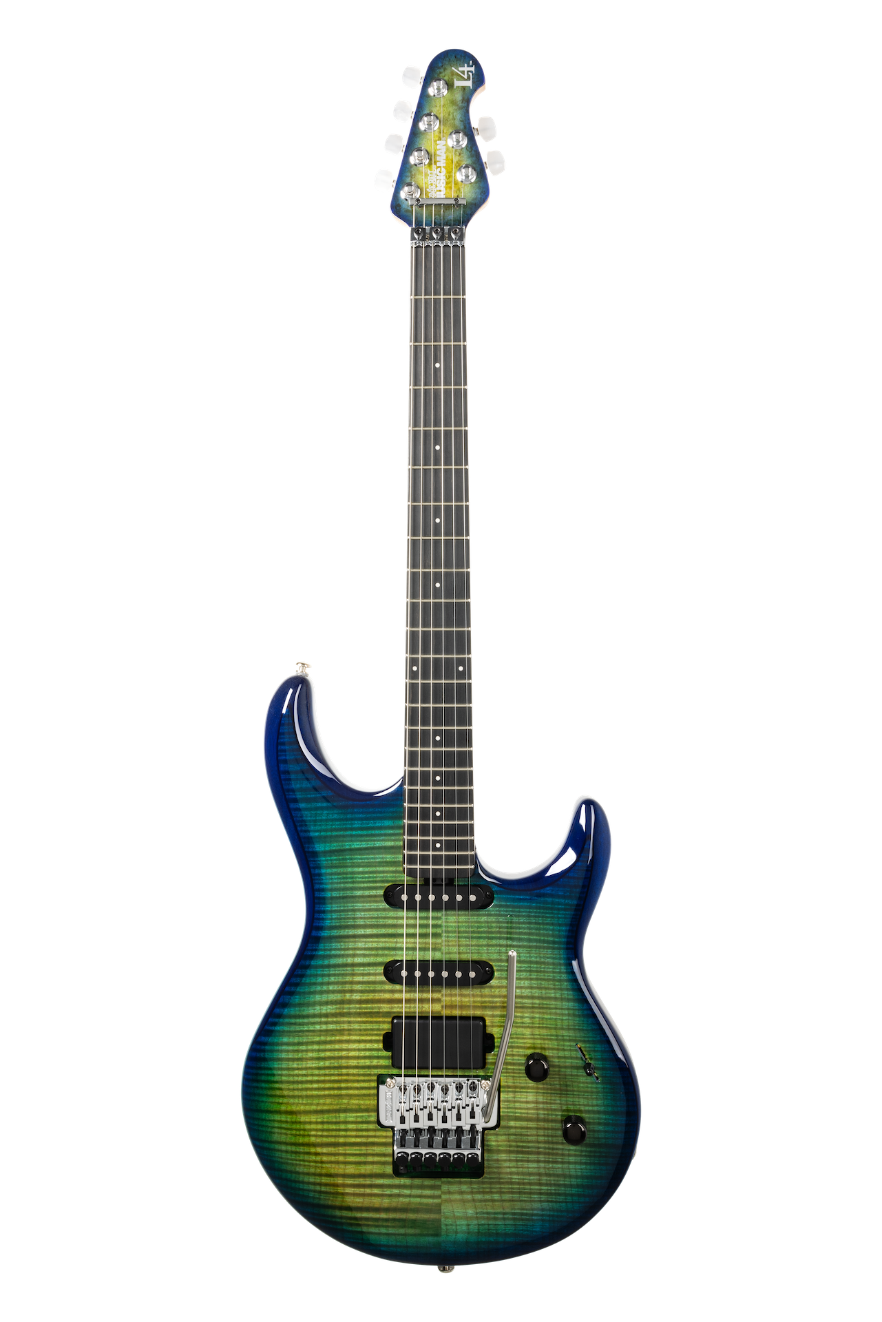 Ernie Ball Music Man Luke 4 HSS Green Tide D01389