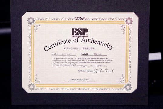 ESP Original M-II CTM NT/E Glitter Storm Red E2511242