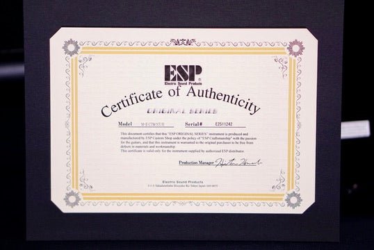 ESP Original M-II CTM NT/E Glitter Storm Red E2511242