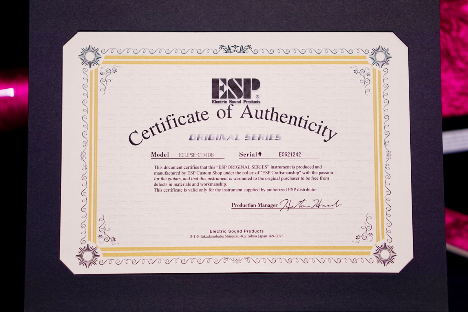 ESP Eclipse CTM DB/E Liquid Metal pink E0621242