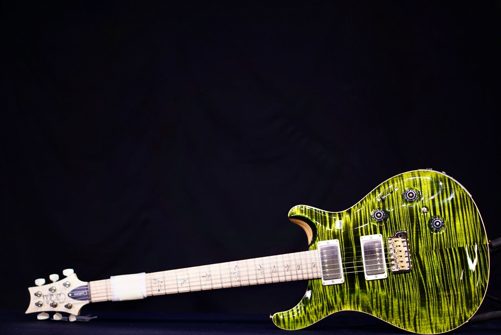 PRS Custom 24 Piezo Wood Library Artist Neck Jade 0405766