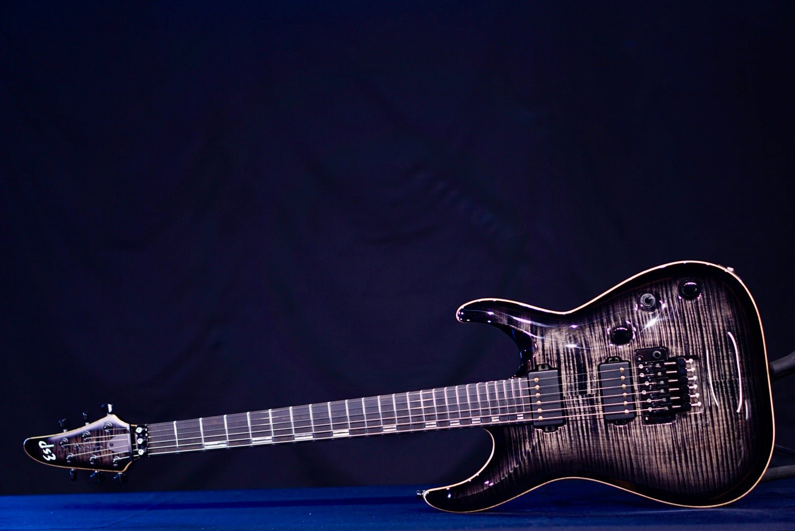ESP Horizon FR CTM See Thru Black Smoke Burst E1021242