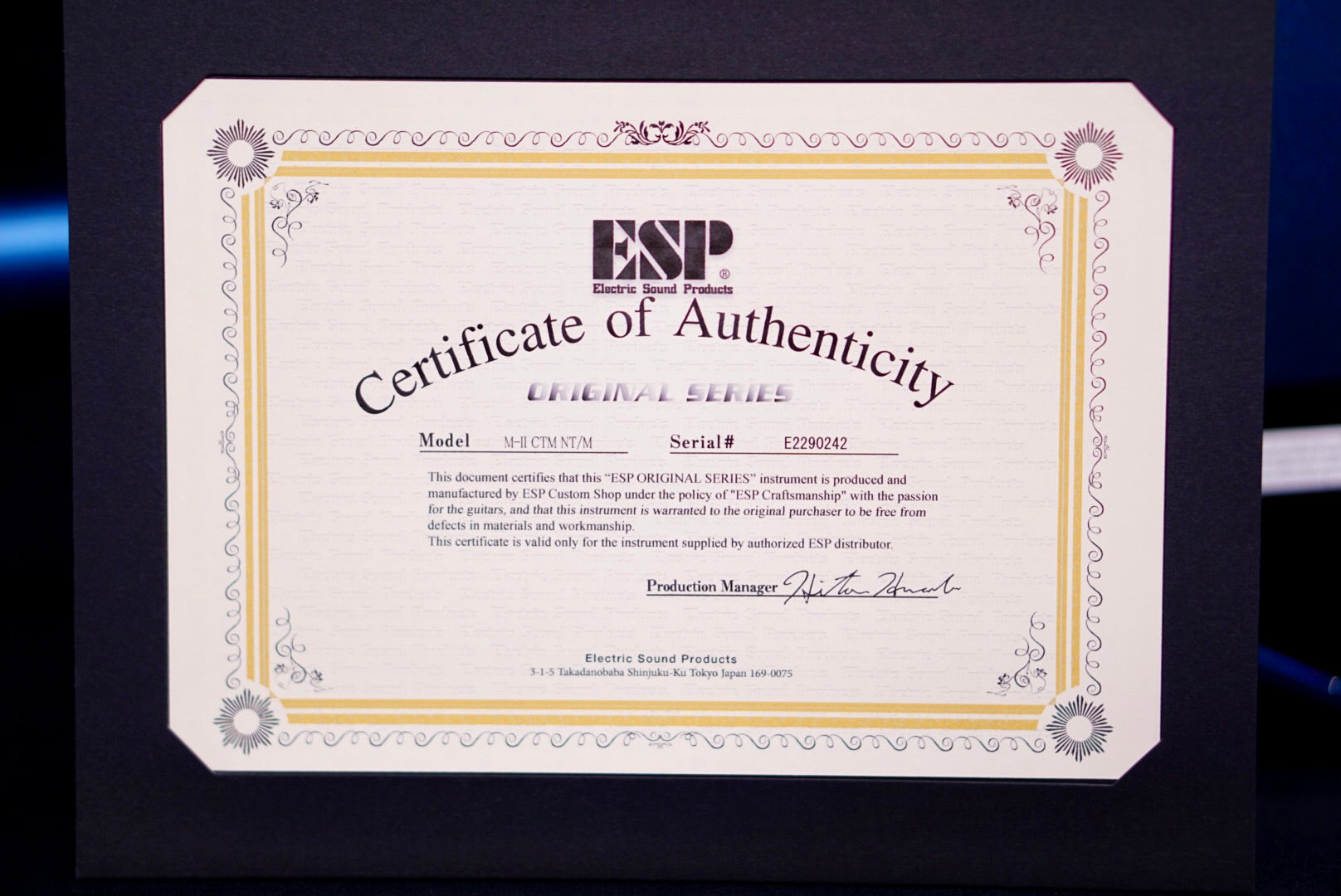 ESP Original M-II CTM NT/M Andromeda II E2290242