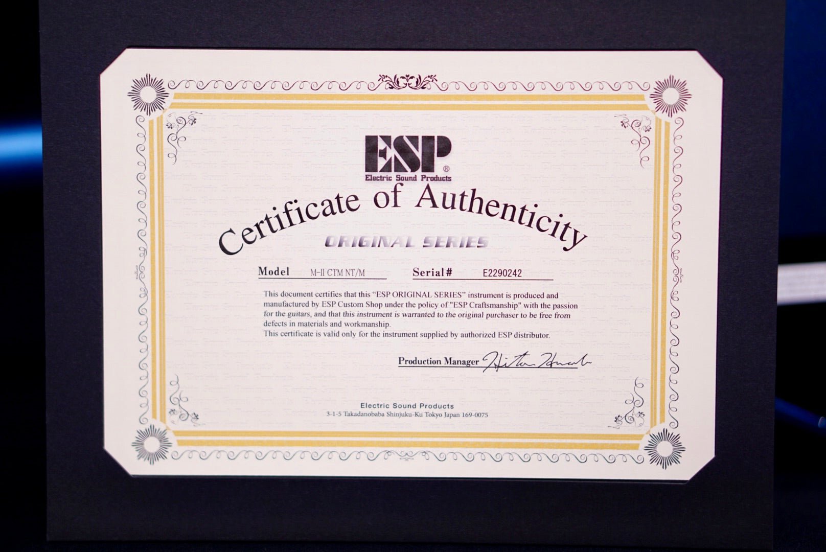 ESP Original M-II CTM NT/M Andromeda II E2290242