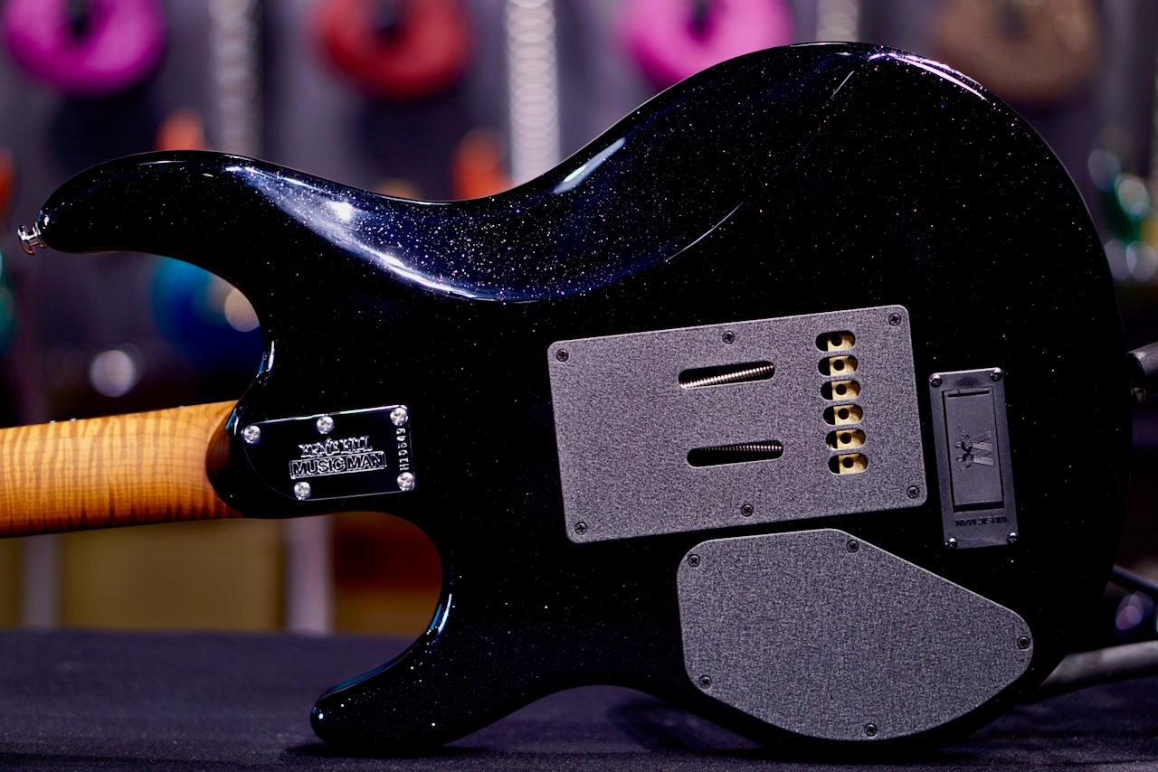 Ernie Ball Music Man Luke 4 HSS Black Sparkle H10549