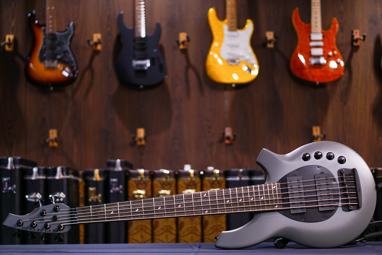 Ernie Ball Music Man Bongo Bass 6 HH Titan Grey K02060