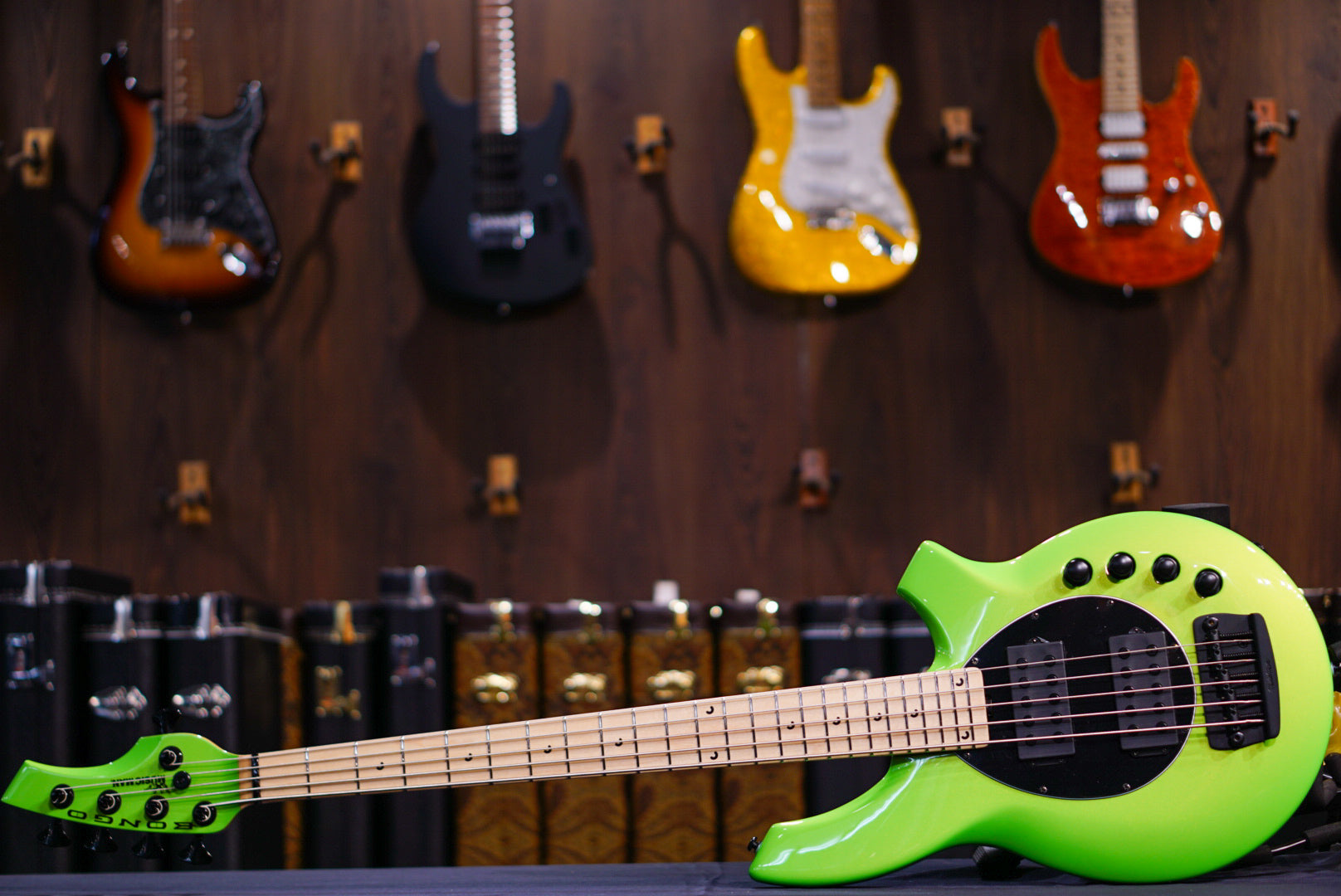 Ernie Ball Music Man Bongo Bass 5 HH Mantis Green K06771