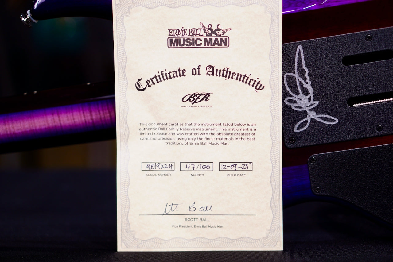 Ernie Ball Music Man BFR Majesty 6-String - Wolf's Bane M019224