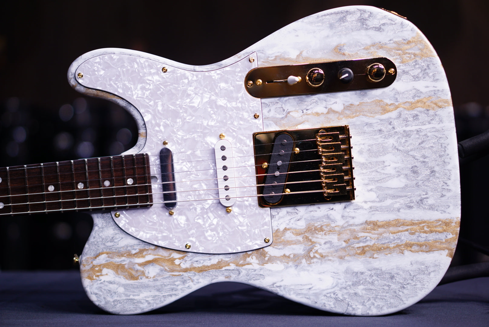 James Tyler Tylerbastar White Shmear 23537 - HIENDGUITAR James Tyler GUITAR