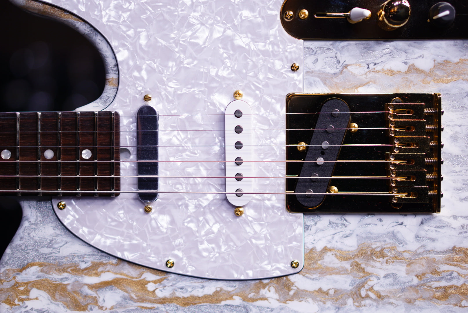 James Tyler Tylerbastar White Shmear 23537 - HIENDGUITAR James Tyler GUITAR