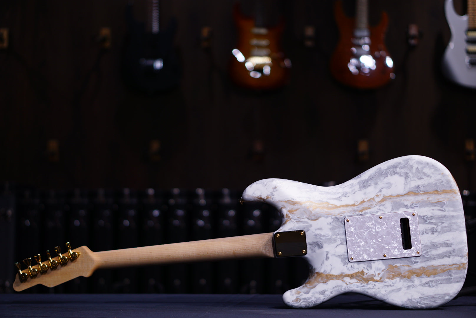 James Tyler Classic White Shmear maple fretboard 23533 - HIENDGUITAR James Tyler GUITAR