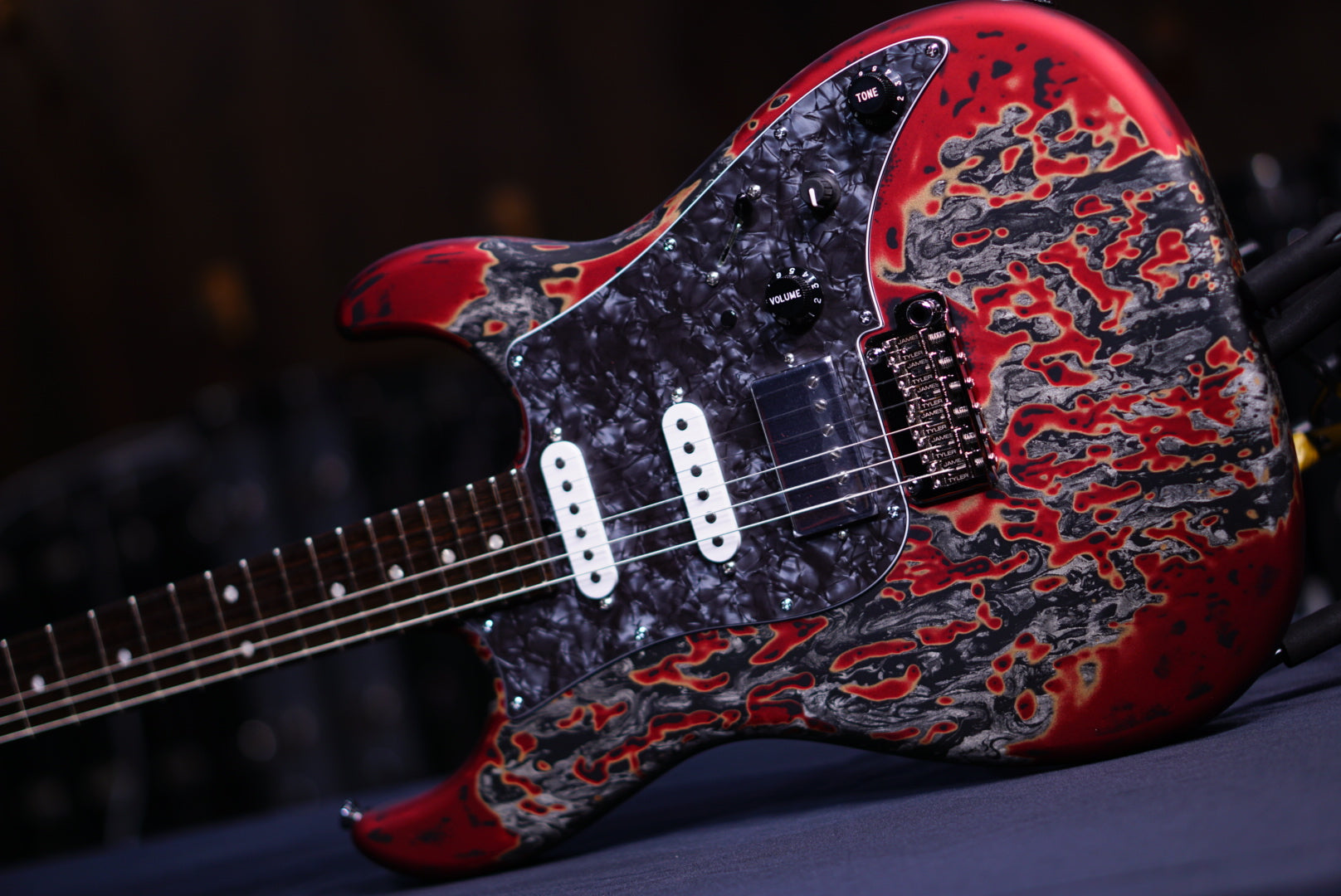 James Tyler Studio Elite Burning Water 2K 23538 - HIENDGUITAR James Tyler GUITAR