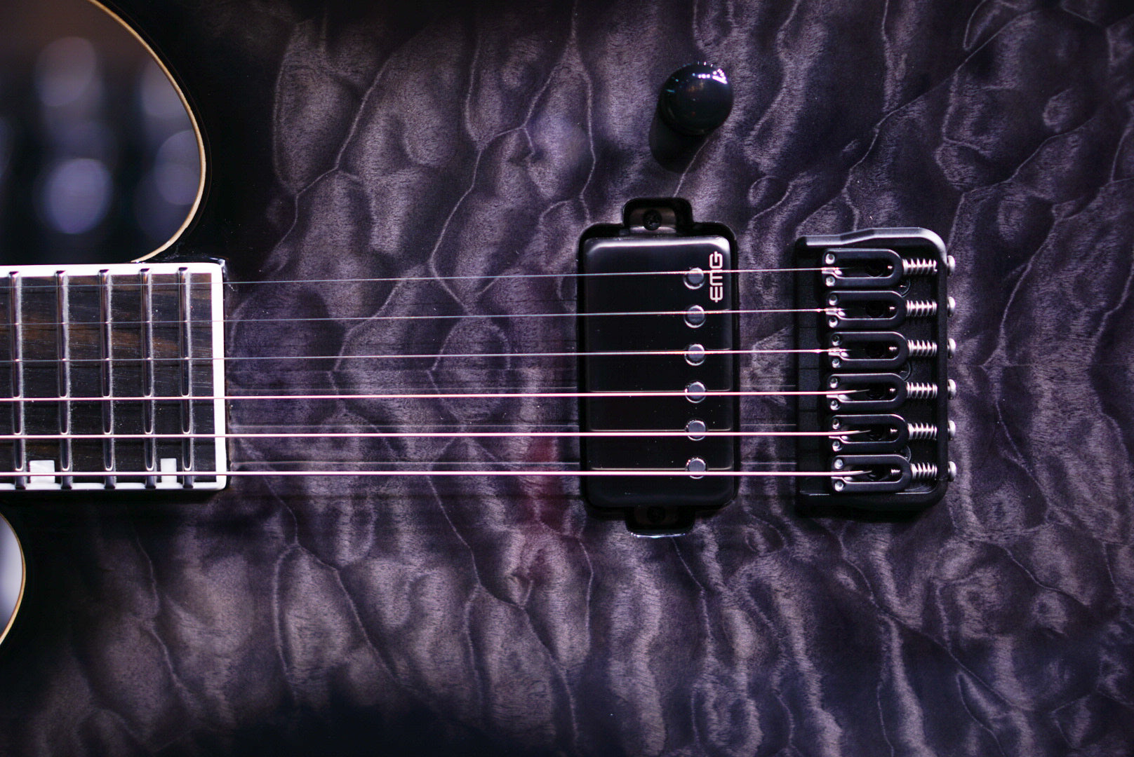 ESP E-II M-I THRU NT QM See thru black burst ES1422233 - HIENDGUITAR E-II GUITAR