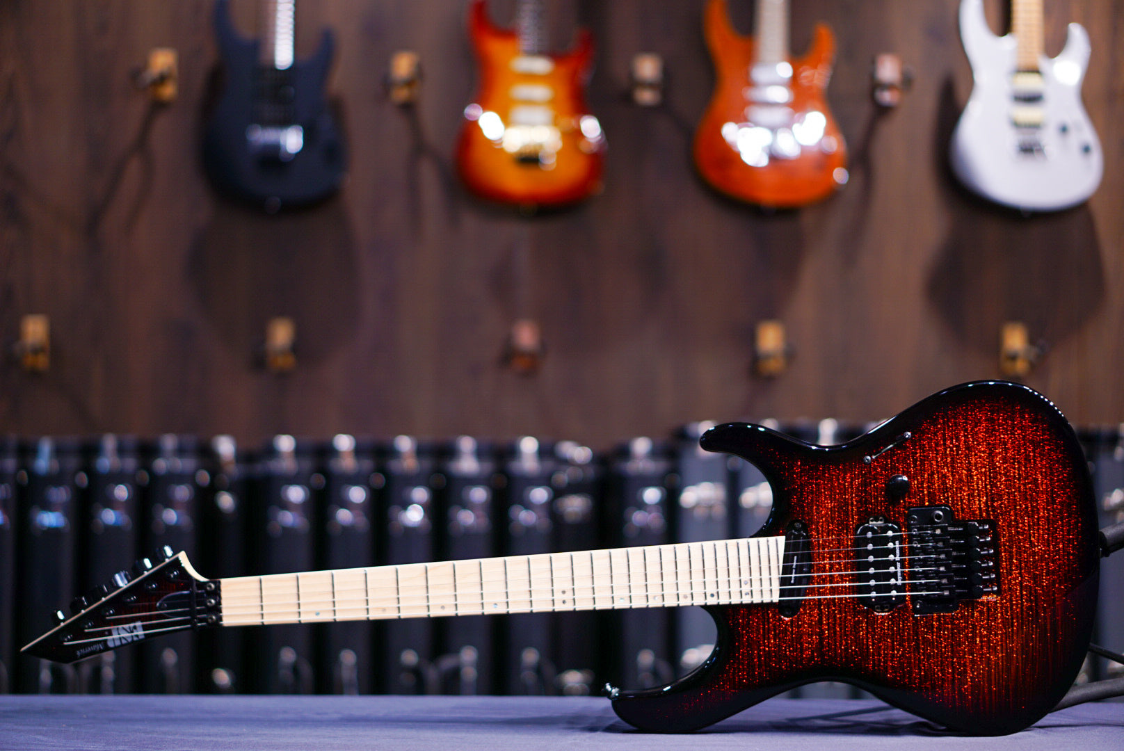 ESP Maverick Glitter storm red ES6610231 - HIENDGUITAR ESP GUITAR