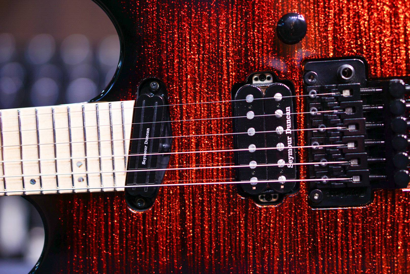 ESP Maverick Glitter storm red ES6610231 - HIENDGUITAR ESP GUITAR