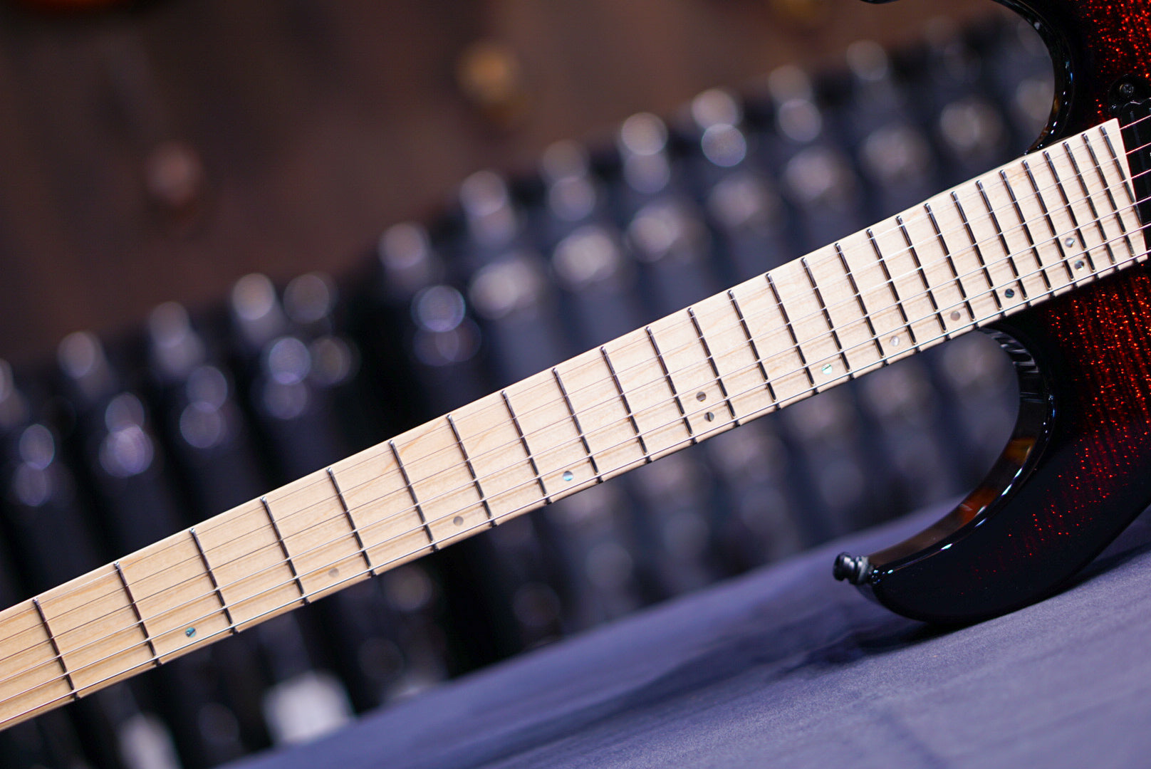 ESP Maverick Glitter storm red ES6610231 - HIENDGUITAR ESP GUITAR