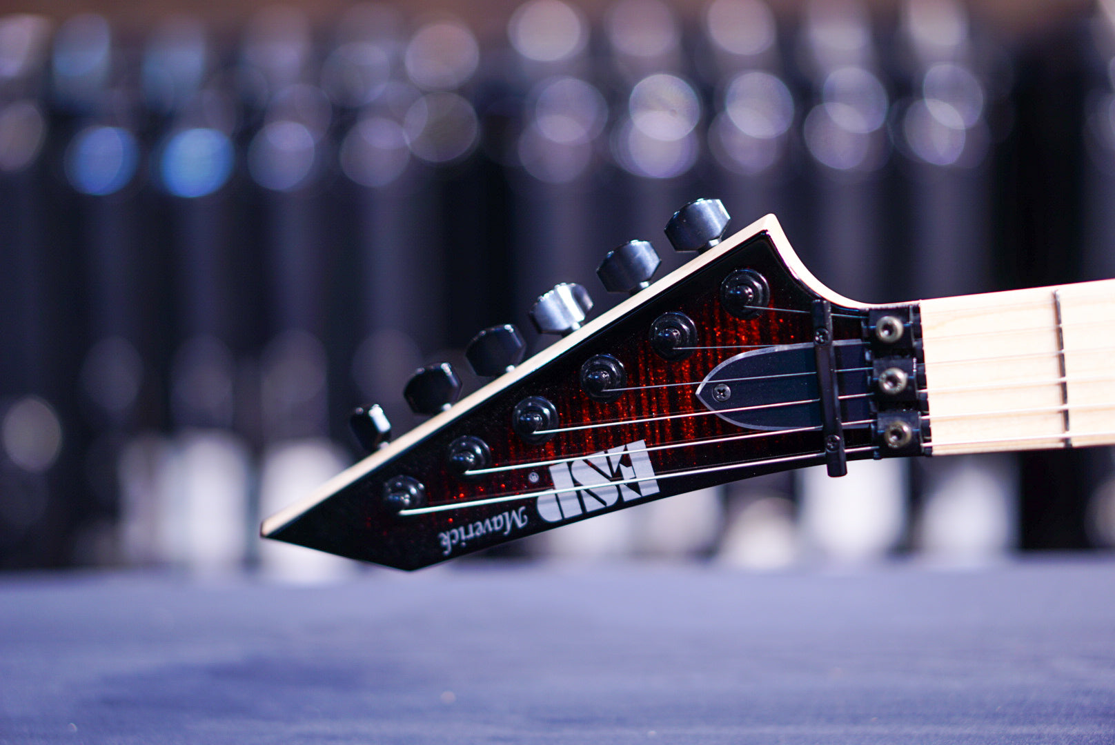 ESP Maverick Glitter storm red ES6610231 - HIENDGUITAR ESP GUITAR